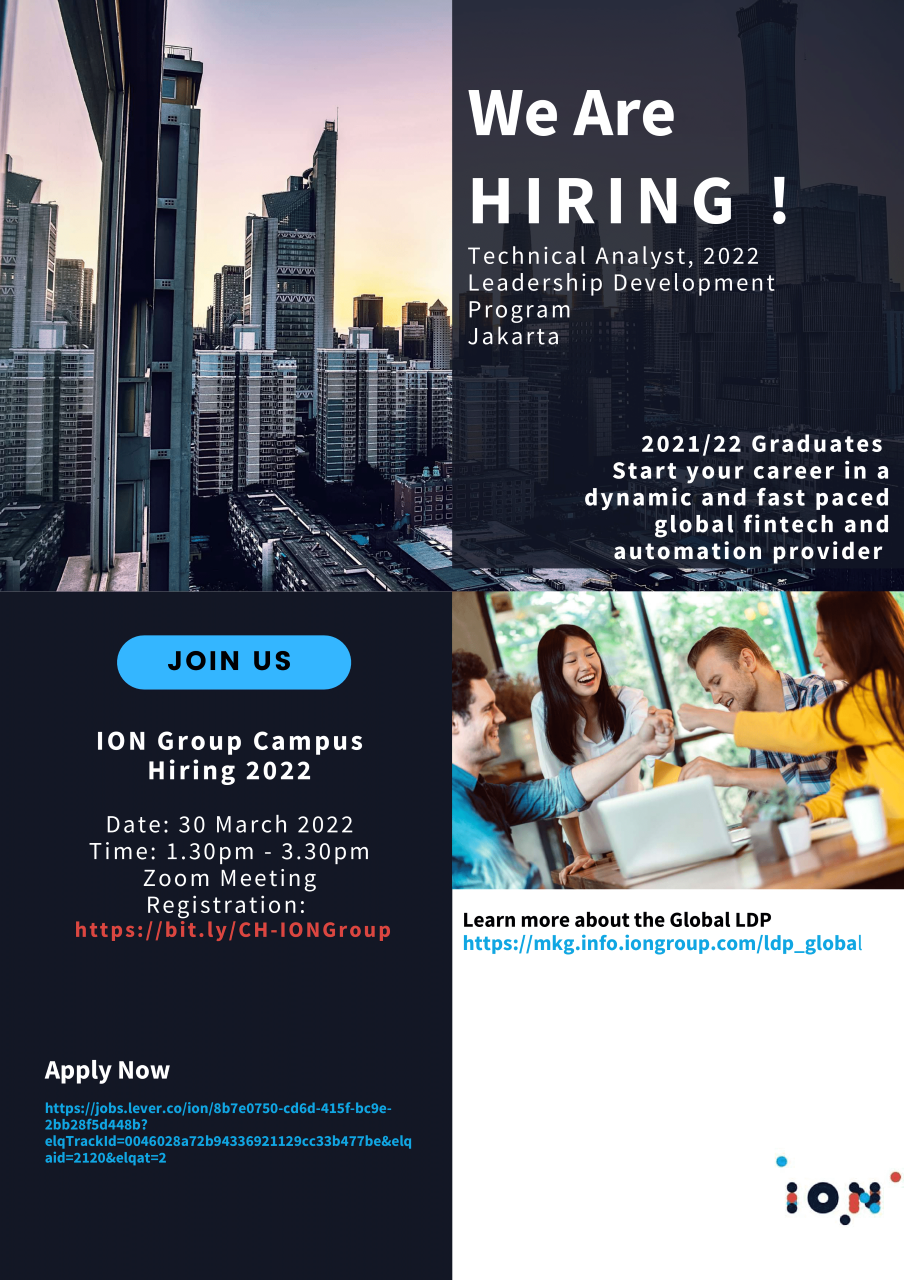 Campus Hiring IONGroup BINUS Career