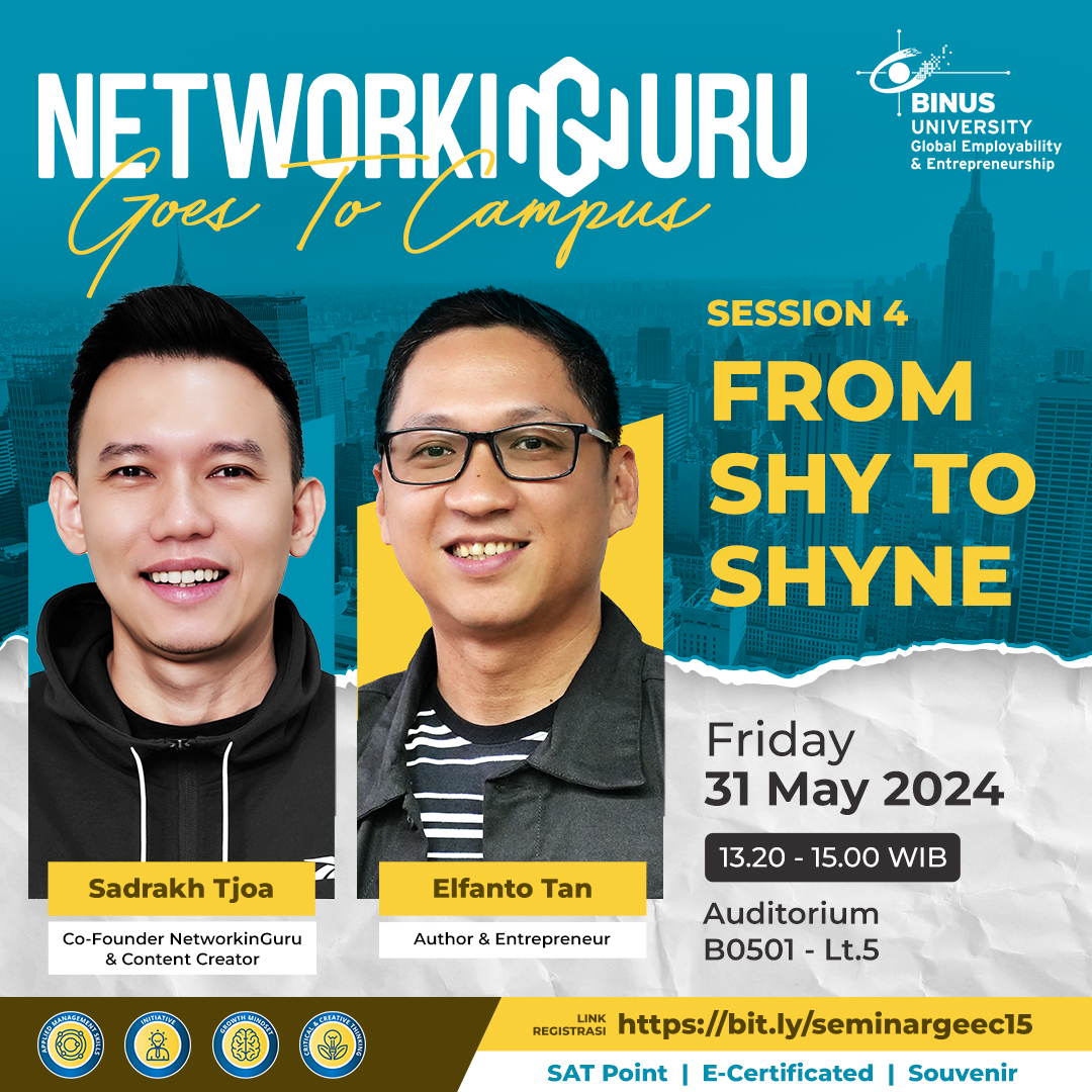 NetworkinGuru Goes to Campus - From Shy to Shine