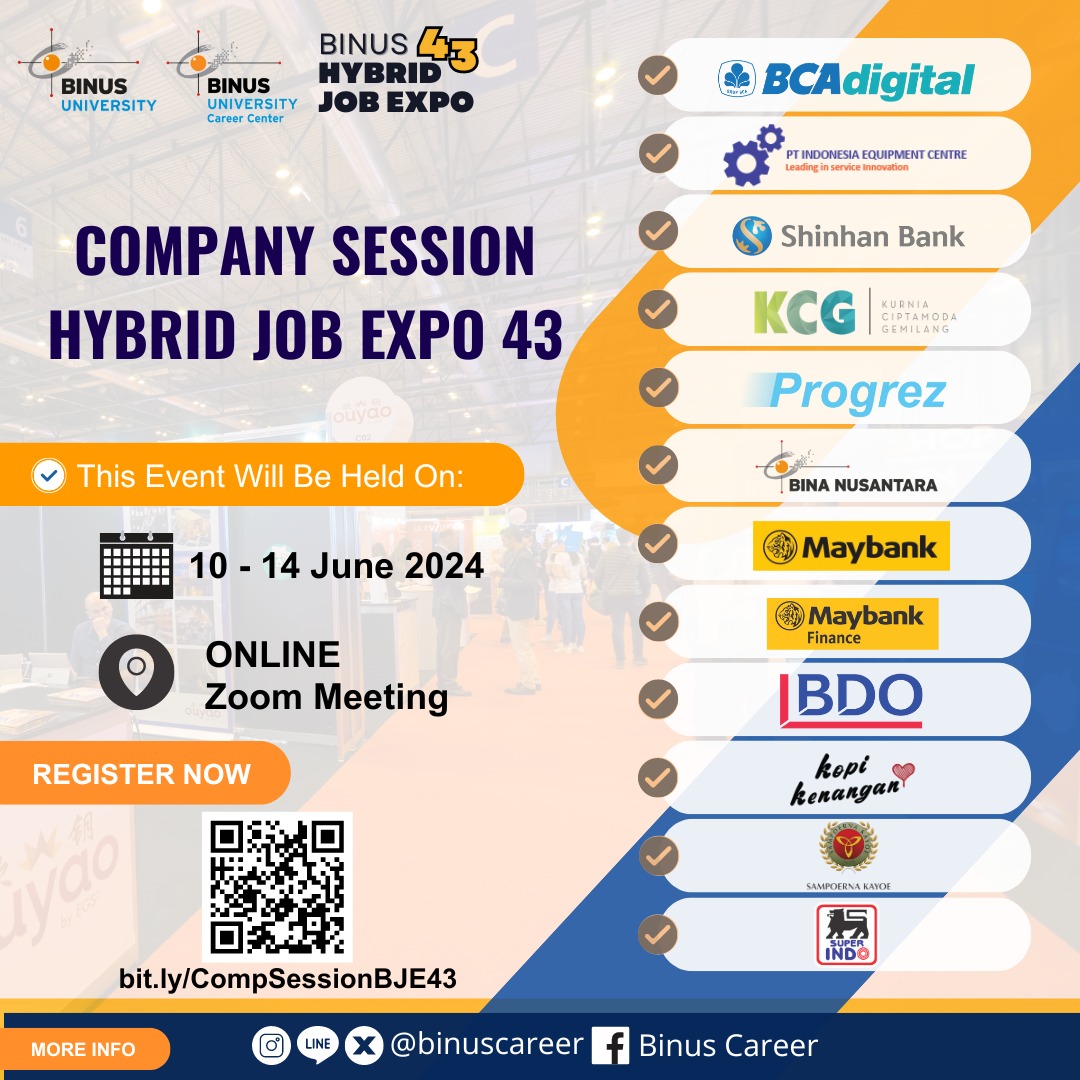 Company Session BINUS Hybrid Job Expo 43