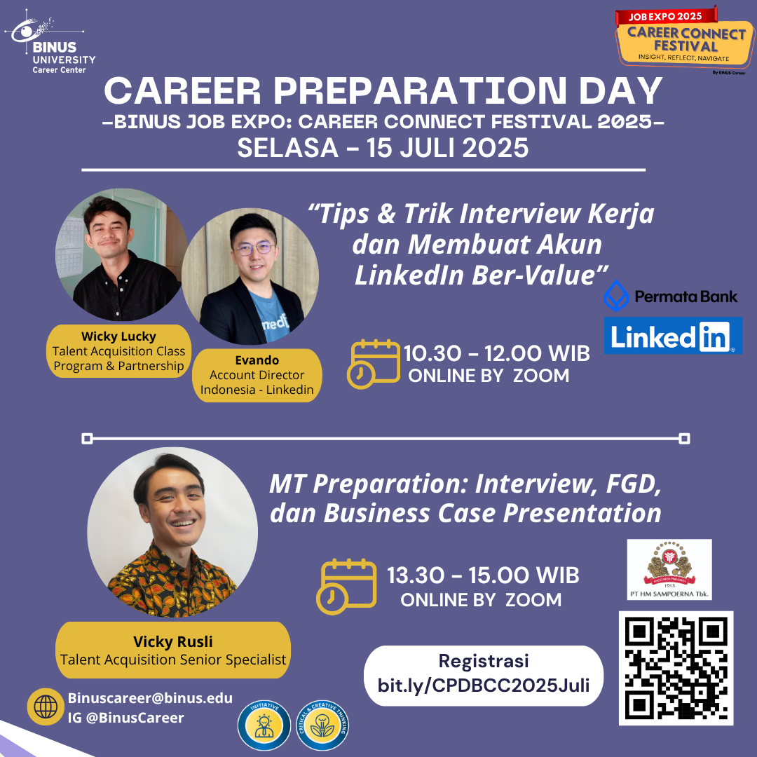 Career Preparation Day - 15 Juli 2025 (Online)