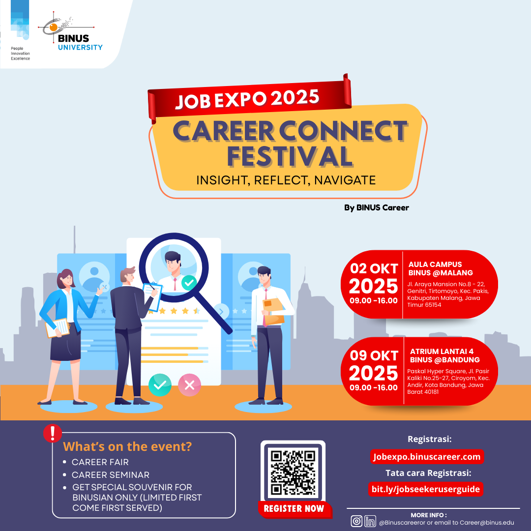 Career Connect Festival 2025 | BINUS @Malang & BINUS @Bandung
