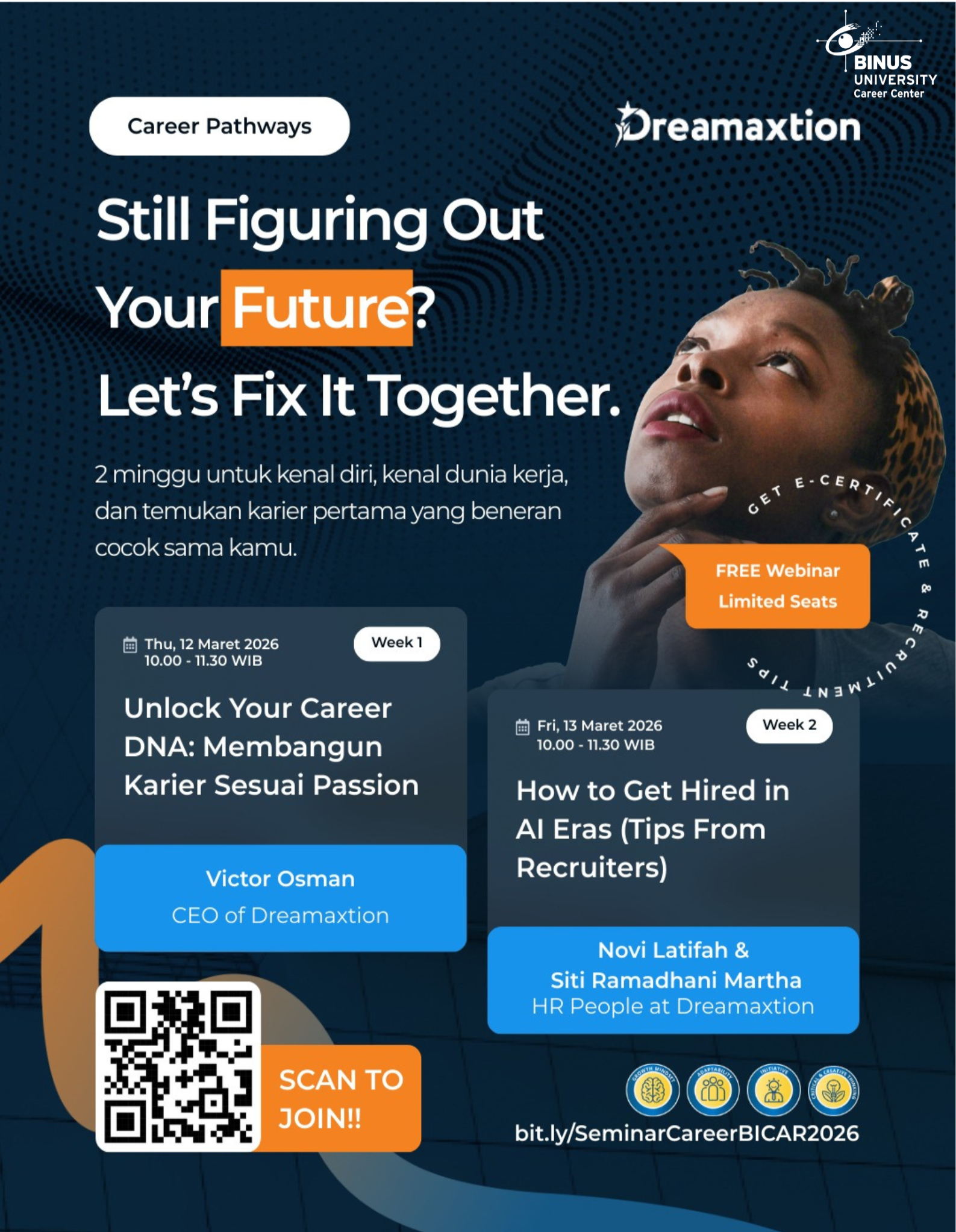 Seminar Karir: Still Figuring Out Your Future? Let's Fix It Together