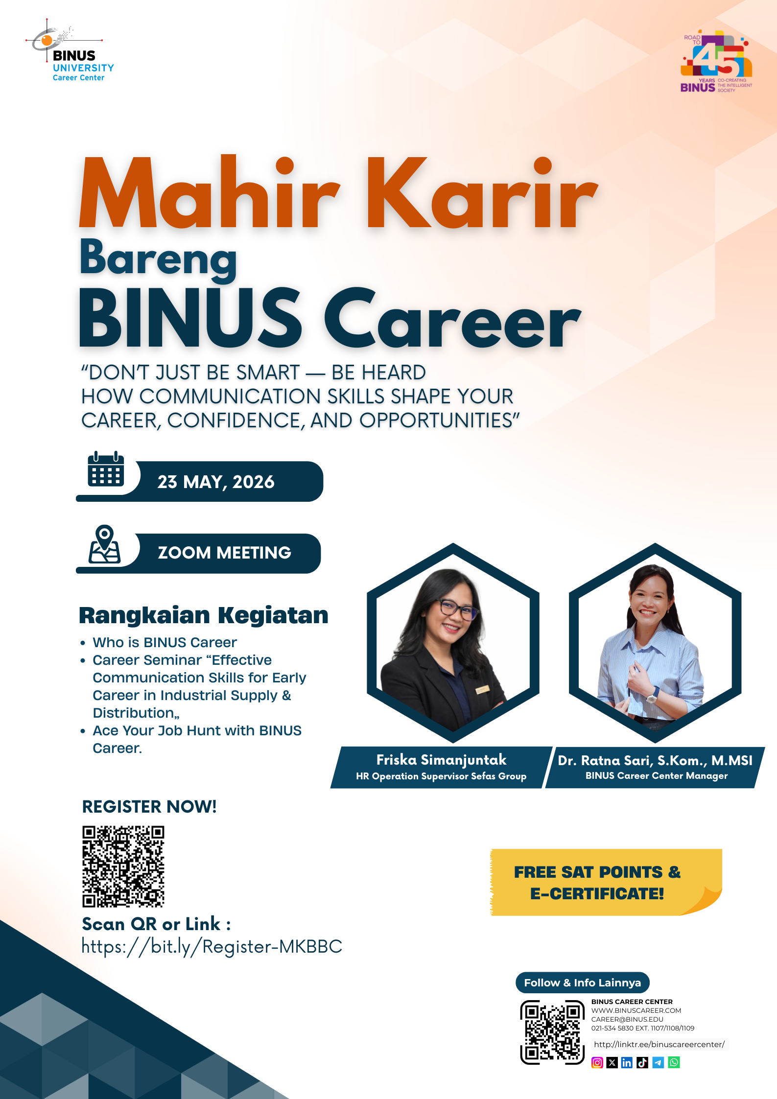 Mahir Karir Bareng BINUS Career