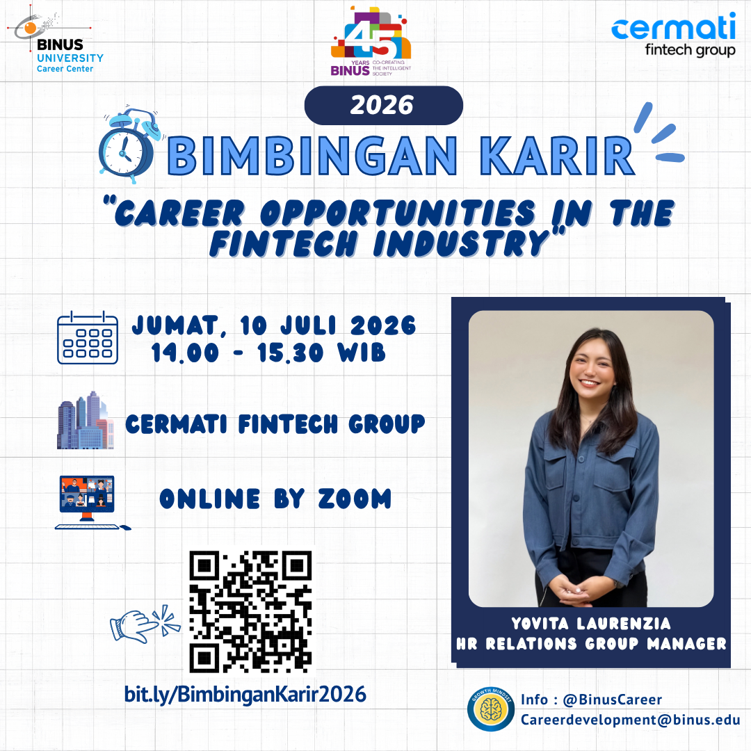 Bimbingan Karir - Career Opportunities in the Fintech Industry - 10 Juli 2026