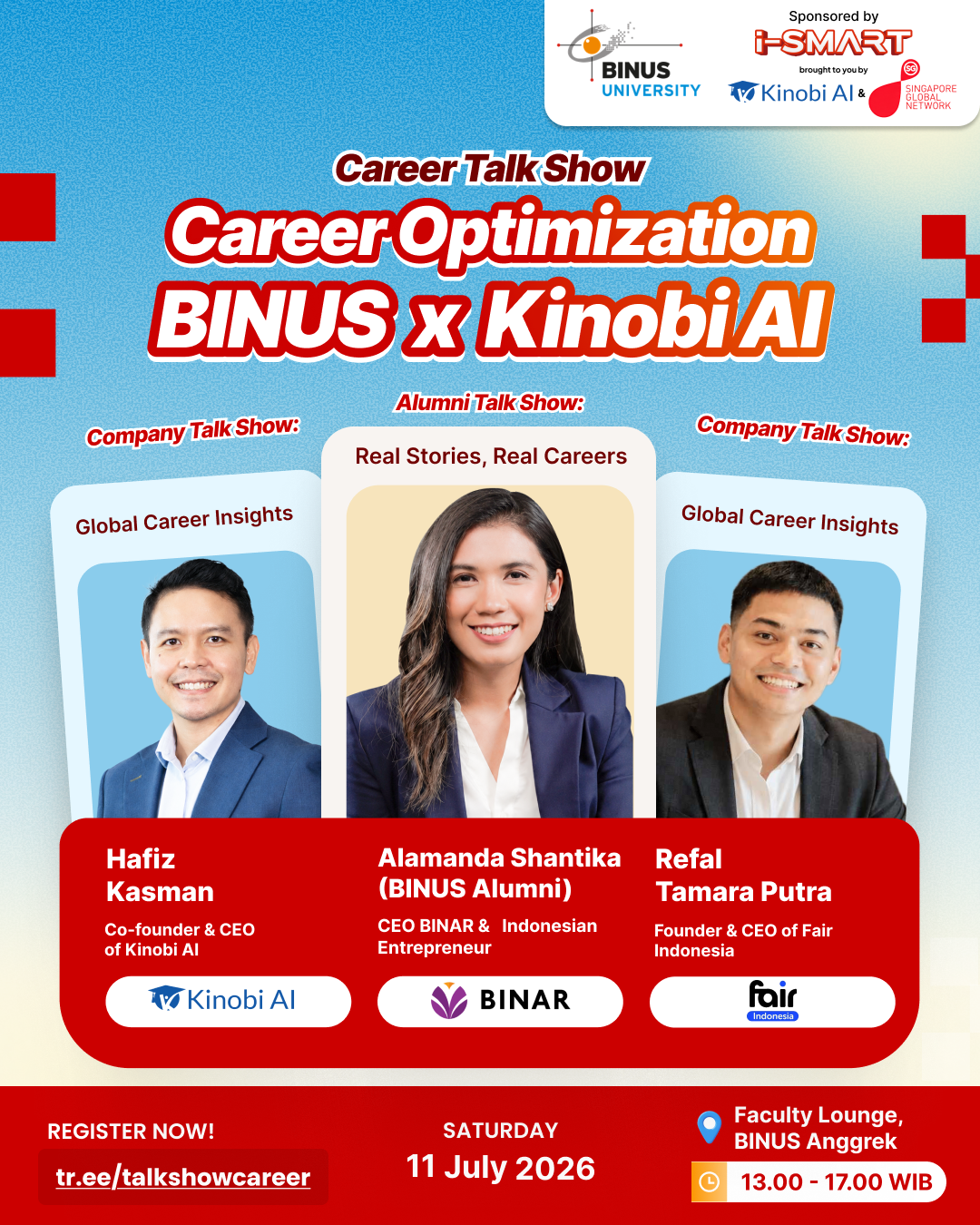 Career Talk Show & Opportunity Working in Singapore by Kinobi