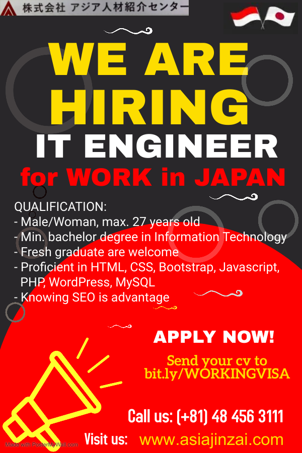 Job Opportunity - Asian Recruitment Center, Co.,Ltd.