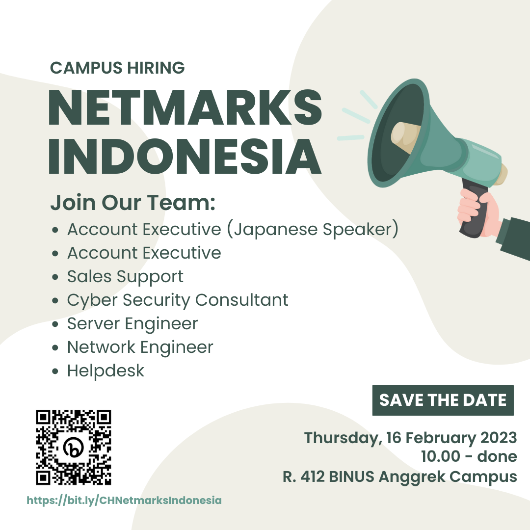 Campus Hiring - PT. Netmarks Indonesia