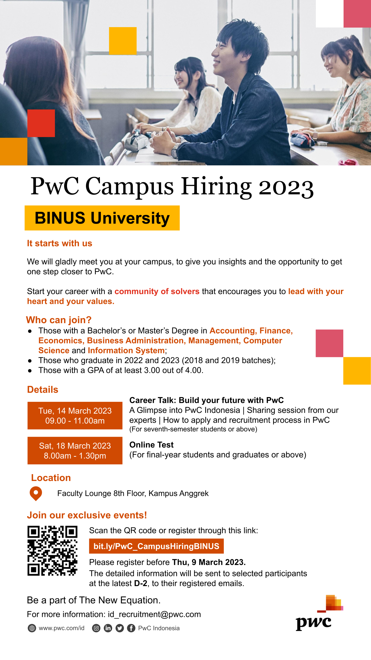 Campus Hiring PwC BINUS Career
