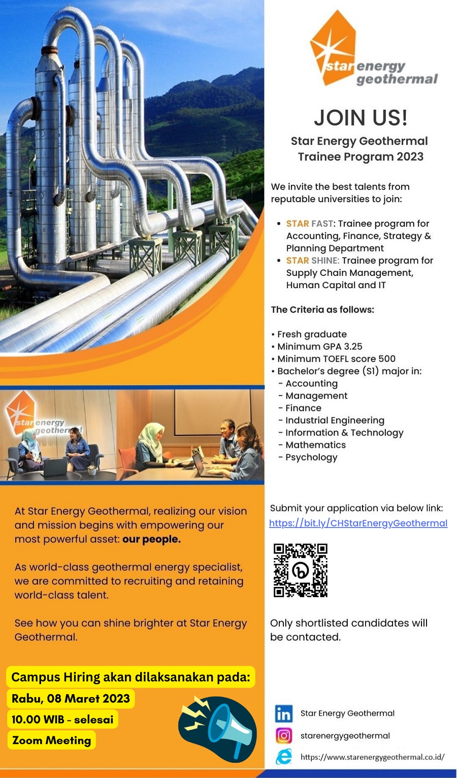 Virtual Campus Hiring - Star Energy Geothermal Indonesia