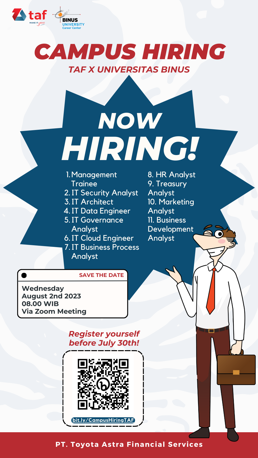 Virtual Campus Hiring - PT. Toyota Astra Financial Services