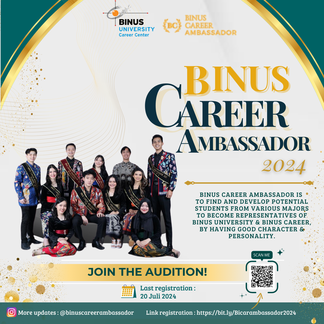 Hiring BINUS Career Ambassador 2024