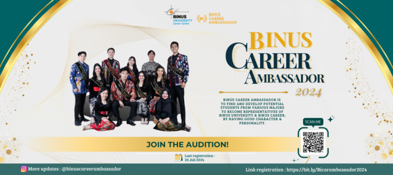 Hiring BINUS Career Ambassador 2024